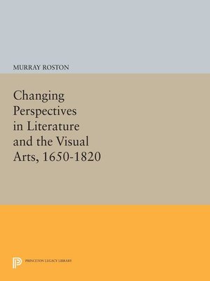 cover image of Changing Perspectives in Literature and the Visual Arts, 1650-1820